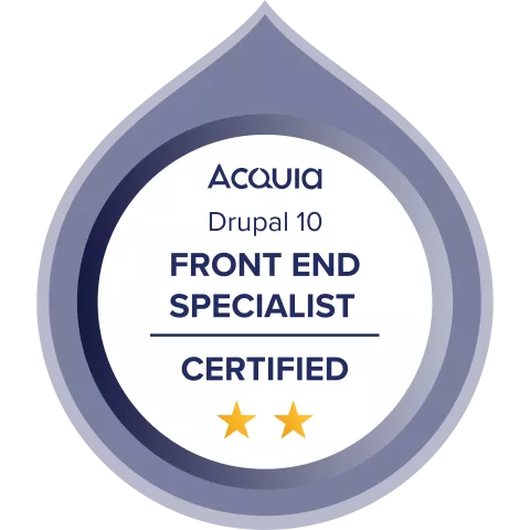 Drupal 10 Certified Frontend Specialist