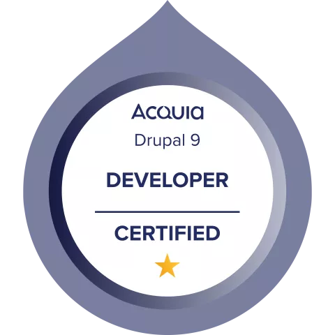 Drupal 9 Certified Developer