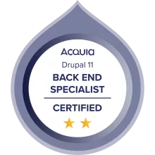 Drupal 11 Certified Backend Specialist