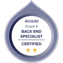 Drupal 9 Certified Backend Specialist