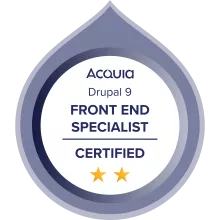 Drupal 9 Certified Frontend Specialist